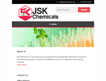 Tablet Screenshot of jskchemicals.com